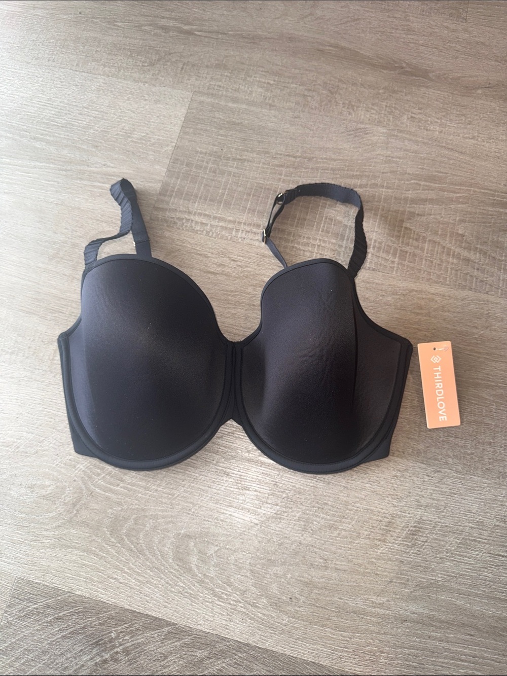 ThirdLove 24/7 Classic T-Shirt Bra Size: 34GColor: Black   NWT